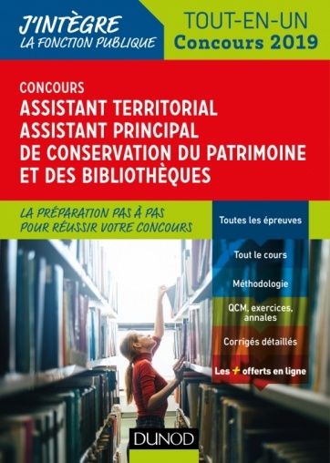 Ouvrage sur les concours de la conservation du patrimoine et des bibliothèques