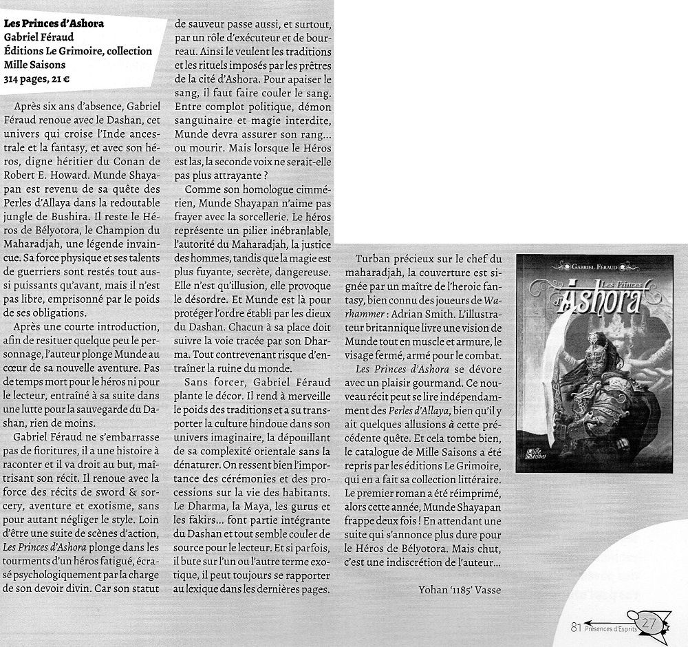 Les Princes d'Ashora