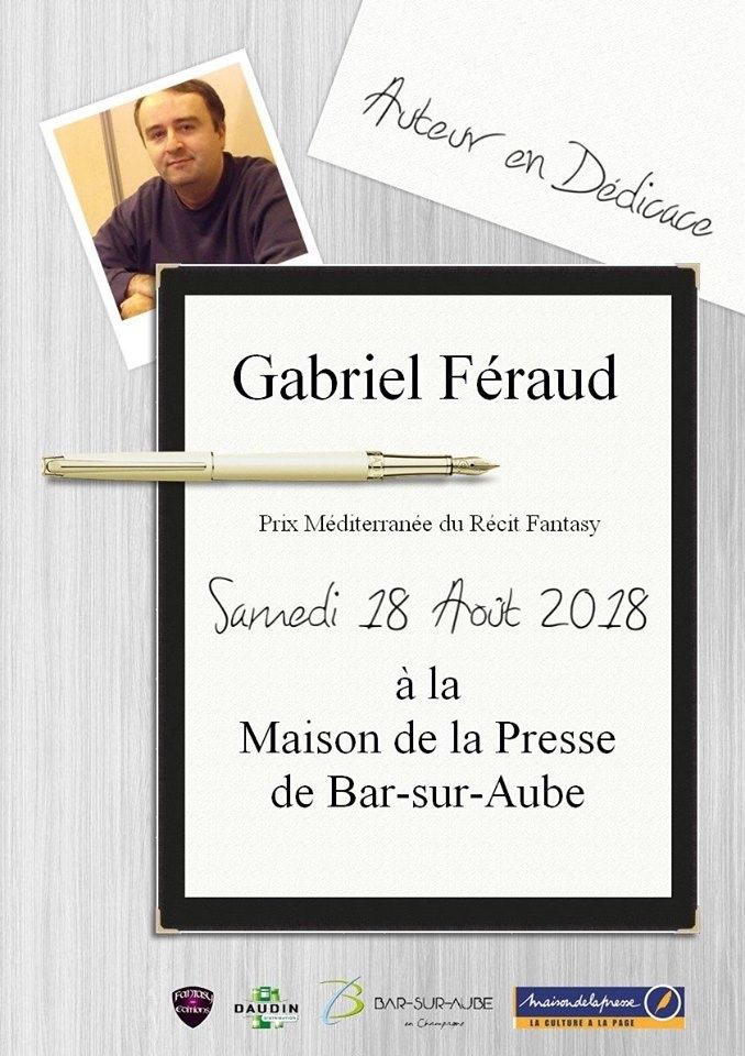 Dédicace estivale à Bar-sur-Aube !